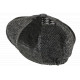 Casquette Gavroche Gris Patchwork en Laine Style Anglais Vintage Surwal CASQUETTES Nyls Création