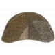 Béret Casquette Plate Verte Patchwork en Laine Style Anglais Landwel CASQUETTES Nyls Création
