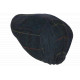 Béret Casquette Patchwork Bleue et Noire en Laine Style Anglais Uxwel CASQUETTES Nyls Création