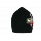 Bonnet Route 66 Rouge Noir Mother Road Design Hiver Biker BONNETS Nyls Création