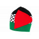 Bonnet Palestine Noir Drapeau Palestinien Rouge Blanc Vert en Laine CASQUETTES Nyls Création