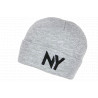 Bonnet NY Gris et Noir en laine Design Streetwear Fashion Yrton