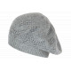 Bonnet Béret Femme Gris Angora Pailleté Doux et Tendance Angiola BONNETS Nyls Création