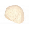 Bonnet Béret Femme Beige en Angora Pailleté Doux Tendance Angiola