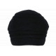 Bonnet Béret Noir Angora Femme Classe Doublure Polaire Angyla BONNETS Nyls Création