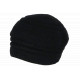 Bonnet Béret Noir Angora Femme Classe Doublure Polaire Angyla BONNETS Nyls Création