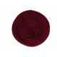 Bonnet Béret Bordeaux en Angora Femme Classe Doublure Polaire Angyla BONNETS Nyls Création