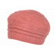 Bonnet Béret Rose en Angora Femme Classe Doublure Polaire Angyla BONNETS Nyls Création