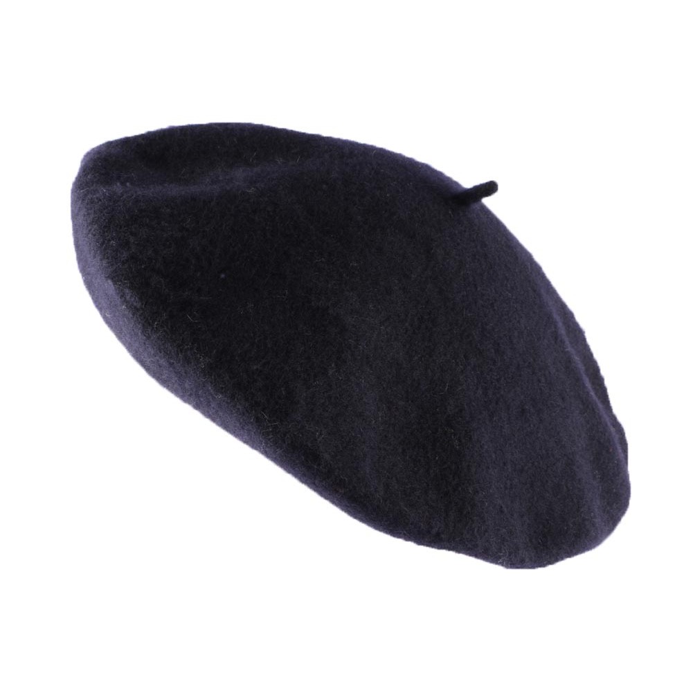 Béret Classique Noir Homme