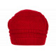 Bonnet Béret Rouge en Angora Femme Classe Doublure Polaire Angyla BONNETS Nyls Création