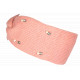 Bandeau en Laine Rose Femme avec Perles et Cristaux Headband Hiver Merry Bandeau Nyls Création