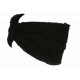 Large Bandeau Laine Noire Femme Tendance Doublure Polaire Snocker Bandeau Nyls Création