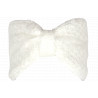Large Bandeau Blanc en Laine pour Femme Headband Hiver Doublure Polaire Snocker