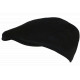 Béret Casquette Plate Noire en Laine Feutre Taille Ajustable Magny CASQUETTES Nyls Création