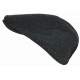 Béret Casquette Plate Grise en Laine Feutre Taille Ajustable Magny CASQUETTES Nyls Création