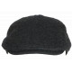 Béret Casquette Plate Grise en Laine Feutre Taille Ajustable Magny CASQUETTES Nyls Création