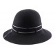 Chapeau Feutre Tricia Noir ANCIENNES COLLECTIONS divers