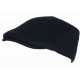 Béret Casquette Plate Bleue Marine en Laine Feutre Taille Ajustable Magny CASQUETTES Nyls Création