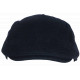 Béret Casquette Plate Bleue Marine en Laine Feutre Taille Ajustable Magny CASQUETTES Nyls Création