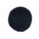 Béret Casquette Plate Bleue Marine en Laine Feutre Taille Ajustable Magny CASQUETTES Nyls Création
