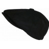 Beret Casquette Gavroche Noire Laine Feutre Taille Reglable Hartley