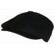 Beret Casquette Gavroche Noire Laine Feutre Taille Reglable Hartley CASQUETTES Nyls Création