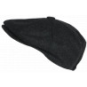 Beret Casquette Gavroche Grise Laine Feutre Taille Reglable Hartley