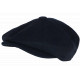 Beret Casquette Gavroche Bleue Marine en Laine Taille Reglable Hartley CASQUETTES Nyls Création