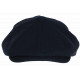 Beret Casquette Gavroche Bleue Marine en Laine Taille Reglable Hartley CASQUETTES Nyls Création