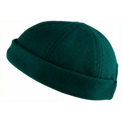 Bonnet Docker Vert Canard en Laine Léon Montane BONNETS Nyls Création