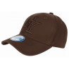Casquette NY Daim Marron Chocolat Tendance Visiere Baseball Utchy