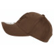 Casquette NY Daim Marron Chocolat Tendance Visiere Baseball Utchy CASQUETTES Hip Hop Honour