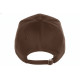 Casquette NY Daim Marron Chocolat Tendance Visiere Baseball Utchy CASQUETTES Hip Hop Honour