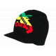 Bonnet Casquette Martinique 972 Noir Madinina Look Rasta BONNETS Nyls Création