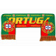 Echarpe Portugal Supporter Drapeau Portugais Blason Vert Rouge Seleção Quinas Echarpe Léon montane