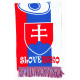 Echarpe Slovaquie Supporter Drapeau Slovaque Blason Blanc Bleu Rouge Echarpe Léon montane