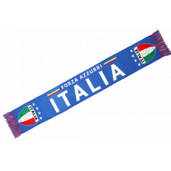 Echarpe Italie Supporter Drapeau Forza Azzurri Blason Vert Blanc Rouge Echarpe Léon montane