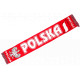 Echarpe Pologne Supporter Drapeau Polska Blanc et Rouge Blason Aigle Echarpe Léon montane