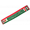 Echarpe Hongrie Supporter Drapeau Magyarország Rouge Blanc et Vert Blason des Armes