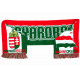 Echarpe Hongrie Supporter Drapeau Magyarország Rouge Blanc et Vert Blason des Armes Echarpe Léon montane