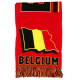 Echarpe Belgique Supporter Drapeau Belge Noir Jaune Rouge Diables Echarpe Léon montane