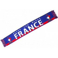 Echarpe France Supporter Français Drapeau Tricolore et Coq Gaulois Bleu Blanc Rouge Echarpe Léon montane