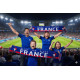 Echarpe France Supporter Français Drapeau Tricolore et Coq Gaulois Bleu Blanc Rouge Echarpe Léon montane