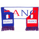 Echarpe Supporter France Drapeau Tricolore Bleu Blanc Rouge Style Sport Echarpe Léon montane