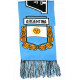 Echarpe Argentine Supporter Drapeau Bleu Blanc Avec Blason Albiceleste Echarpe Léon montane