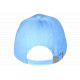 Casquette NY Bleu Ciel NY Blanc en Relief Visiere Baseball Stazky CASQUETTES Hip Hop Honour