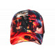 Casquette NY Loup Rouge et Bleue Design Fashion Original Baseball Wolf CASQUETTES Hip Hop Honour