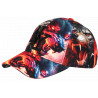 Casquette Enfant Loup Rouge Orange Originale NY Baseball Wolf 7 a 12 ans