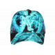 Casquette NY Lion Turquoise et Noire Look Original Baseball Wild CASQUETTES Hip Hop Honour