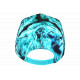 Casquette NY Lion Turquoise et Noire Look Original Baseball Wild CASQUETTES Hip Hop Honour